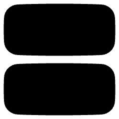 Dashboard Horizontal Rectangle Icon from Plump Solid Set