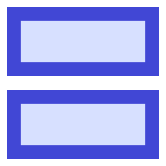 Dashboard Horizontal Rectangle Icon from Sharp Duo Set