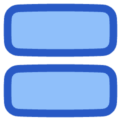 Dashboard Horizontal Rectangle Icon from Plump Duo Set