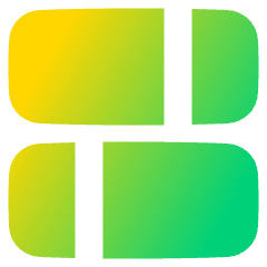 Dashboard Horizontal Rectangle Split 1 Icon from Plump Gradient Set