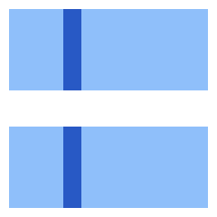 Dashboard Horizontal Rectangle Split Left Icon from Sharp Flat Set
