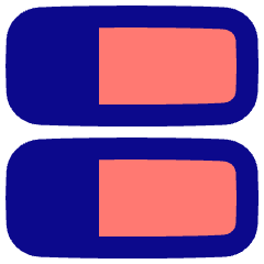 Dashboard Horizontal Rectangle Split Left Icon from Plump Pop Set