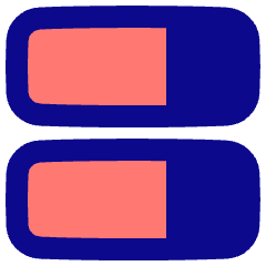 Dashboard Horizontal Rectangle Split Right Icon from Plump Pop Set