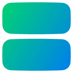 Dashboard Horizontal Rectangle Icon from Plump Gradient Set