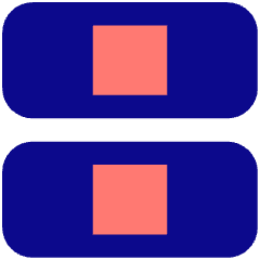 Dashboard Horizontal Rectangle Thirds Icon from Core Pop Set