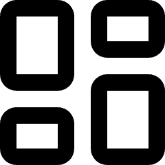 Dashboard Layout 3 Icon from Micro Line Set