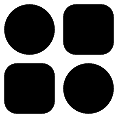 Dashboard Mix Circle Square 1 Icon from Core Solid Set