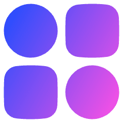 Dashboard Mix Circle Square 1 Icon from Plump Gradient Set