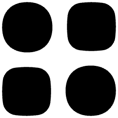 Dashboard Mix Circle Square 1 Icon from Flex Solid Set