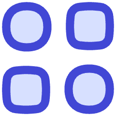 Dashboard Mix Circle Square 1 Icon from Flex Duo Set