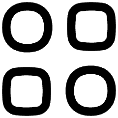 Dashboard Mix Circle Square 1 Icon from Flex Line Set