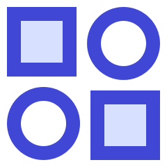 Dashboard Mix Circle Square 2 Icon from Sharp Duo Set