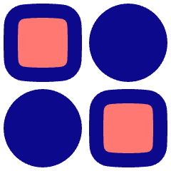 Dashboard Mix Circle Square 2 Icon from Plump Pop Set
