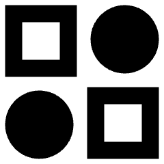 Dashboard Mix Circle Square 2 Icon from Sharp Remix Set