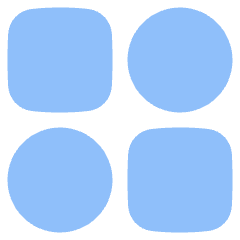 Dashboard Mix Circle Square 2 Icon from Plump Flat Set