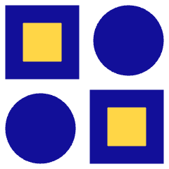 Dashboard Mix Circle Square 2 Icon from Sharp Pop Set