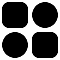 Dashboard Mix Circle Square 2 Icon from Core Solid Set