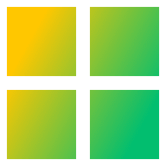 Dashboard Square Icon from Sharp Gradient Set