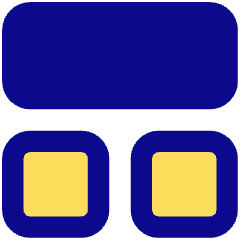 Dashboard Square Horizontal Rectangle 1 Icon from Core Pop Set