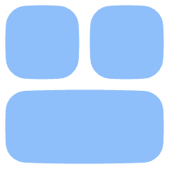 Dashboard Square Horizontal Rectangle 2 Icon from Plump Flat Set