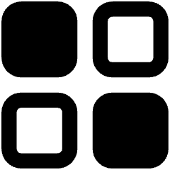 Dashboard Square Icon from Core Remix Set