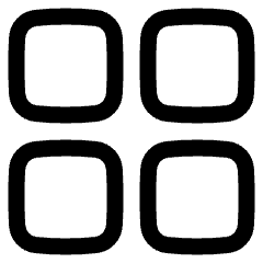 Dashboard Square Icon from Plump Line Set