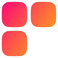 Dashboard Square Three Icon from Plump Gradient Set