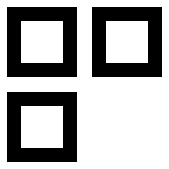Dashboard Square Three Icon from Sharp Line Set