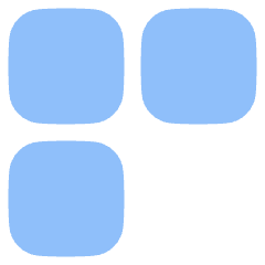 Dashboard Square Three Icon from Plump Flat Set