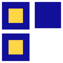 Dashboard Square Three Icon from Sharp Pop Set