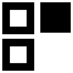 Dashboard Square Three Icon from Sharp Remix Set
