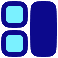 Dashboard Square Vertical Rectangle 1 Icon from Plump Pop Set