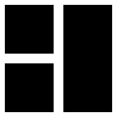 Dashboard Square Vertical Rectangle 1 Icon from Sharp Solid Set