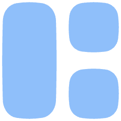 Dashboard Square Vertical Rectangle 2 Icon from Flex Flat Set