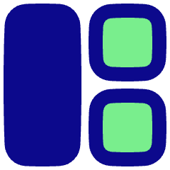 Dashboard Square Vertical Rectangle 2 Icon from Plump Pop Set