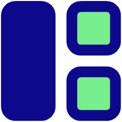 Dashboard Square Vertical Rectangle 2 Icon from Core Pop Set