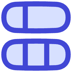Dashboard Vertical Pills 5 Icon from Flex Duo Set