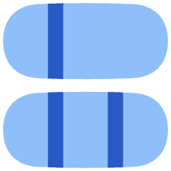 Dashboard Vertical Pills 5 Icon from Flex Flat Set