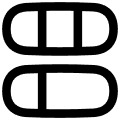 Dashboard Vertical Pills 6 Icon from Flex Line Set