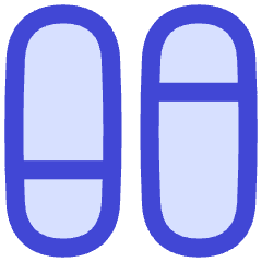 Dashboard Vertical Pills Split 1 Icon from Flex Duo Set