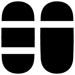 Dashboard Vertical Pills Split 3 Icon from Flex Solid Set