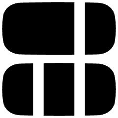 Dashboard Vertical Rectangle 3 Icon from Flex Solid Set