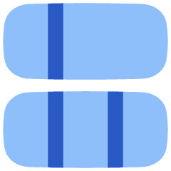 Dashboard Vertical Rectangle 5 Icon from Flex Flat Set