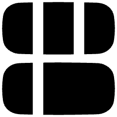 Dashboard Vertical Rectangle 6 Icon from Flex Solid Set