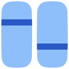 Dashboard Vertical Rectangle Split 2 Icon from Flex Flat Set
