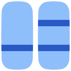 Dashboard Vertical Rectangle Split 4 Icon from Flex Flat Set