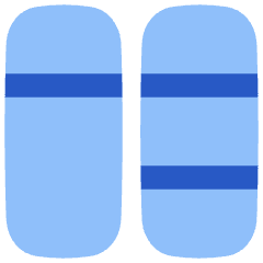 Dashboard Vertical Rectangle Split 5 Icon from Flex Flat Set