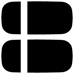 Dashboard Vertical Rectangle Split Left Icon from Flex Solid Set