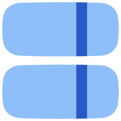 Dashboard Vertical Rectangle Split Right Icon from Flex Flat Set