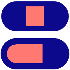 Dashboard Vertical Pills 4 Icon from Core Pop Set